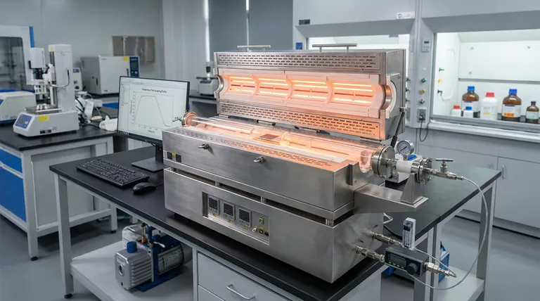 在钙钛矿薄膜初次形成后,为什么需要实验室高温退火炉?