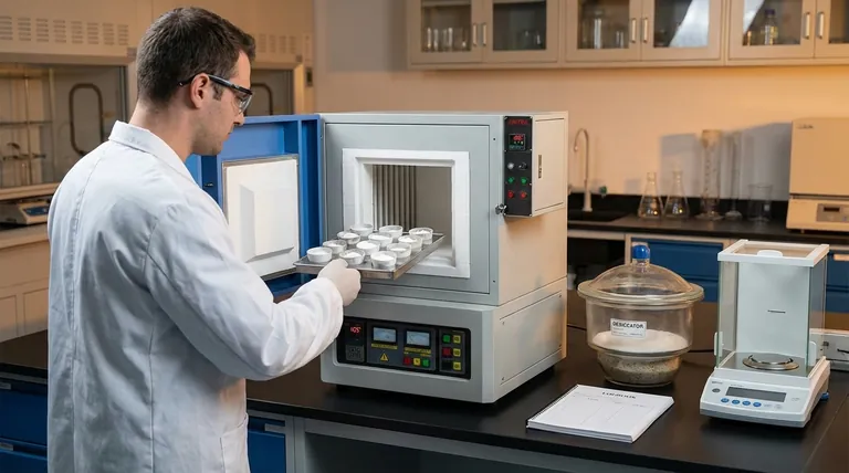 工业烤箱在粉末预处理中的目的是什么?确保准确的二氧化硅分析