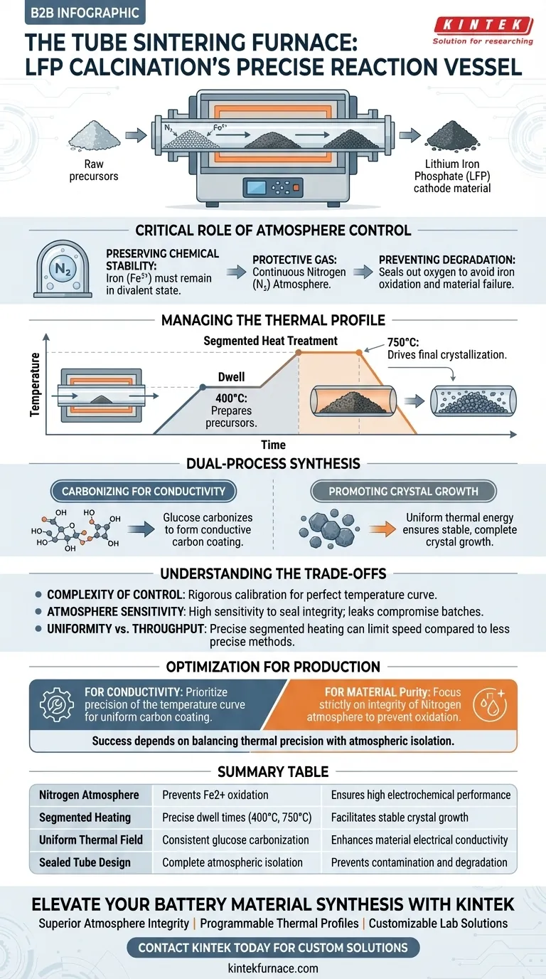 ما هو الدور الذي يلعبه فرن تكليس الأنبوب في عملية تكليس فوسفات الحديد والليثيوم؟ تحسين أداء LFP دليل مرئي