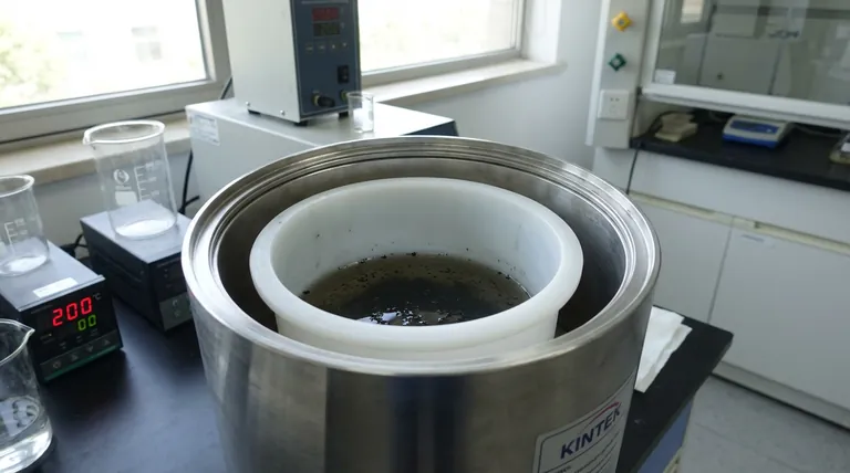 ¿Por qué se utiliza PTFE modificado como revestimiento en reactores de alta presión para MoS2/C? Mejora de la pureza y el rendimiento.