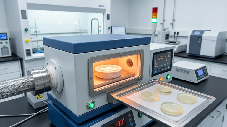 Perché è necessario un processo di sinterizzazione utilizzando un forno da laboratorio per i dischi Li6PS5Cl? Aumenta la conduttività e la densità