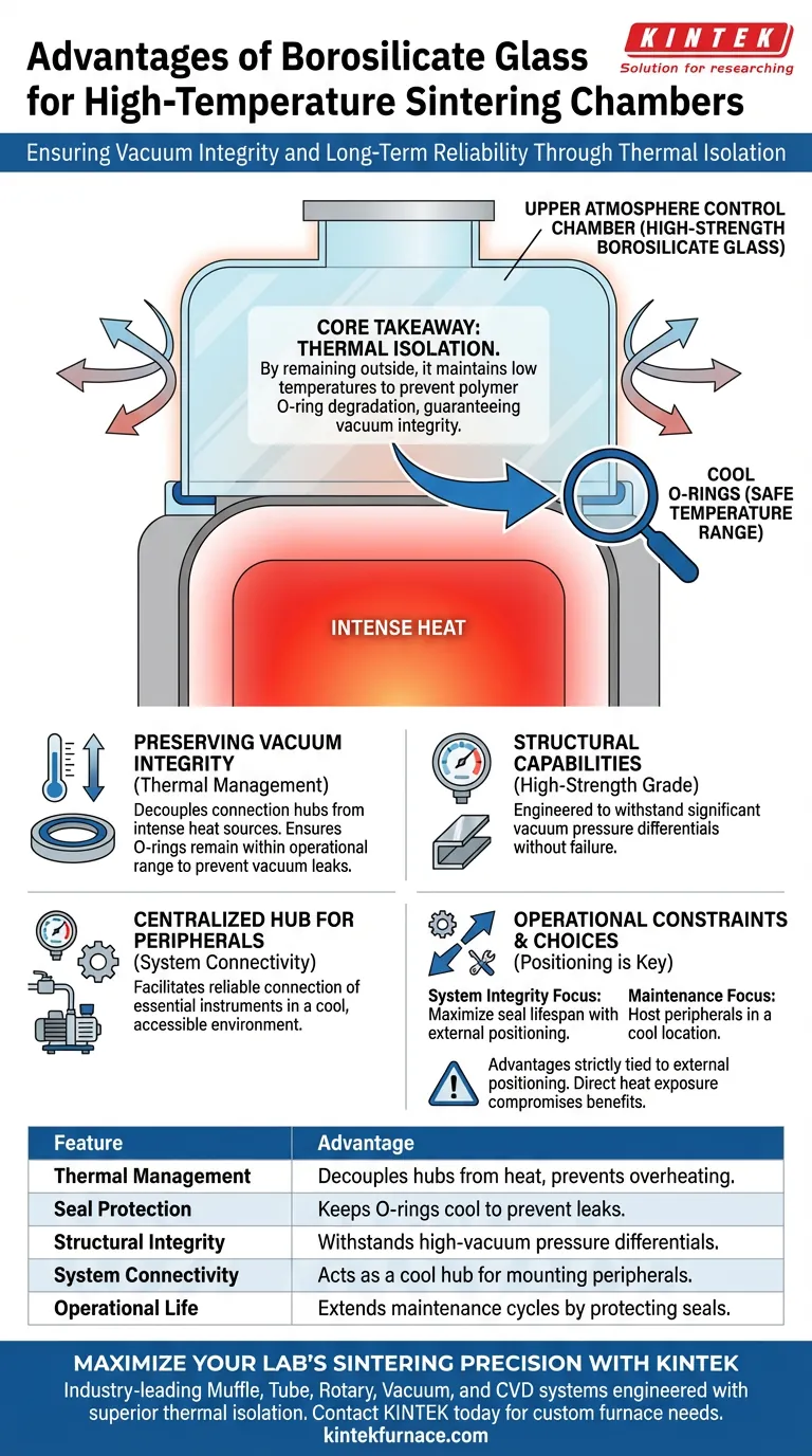 使用硼硅酸盐玻璃作为上层大气控制室的优点是什么？保护您的真空密封件 图解指南