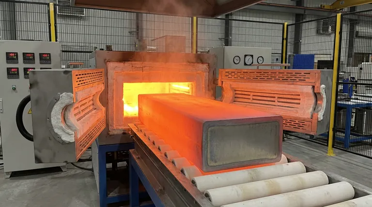 为什么步行梁炉的预热区对钛/钢复合板至关重要?最小化热应力