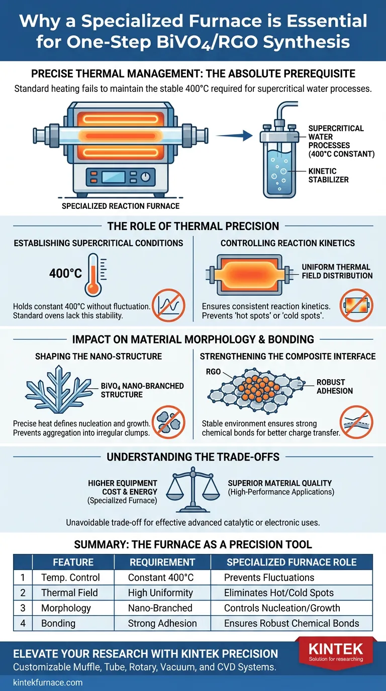 BiVO4/RGO合成为何需要实验室管式炉？实现精确的纳米结构控制 图解指南