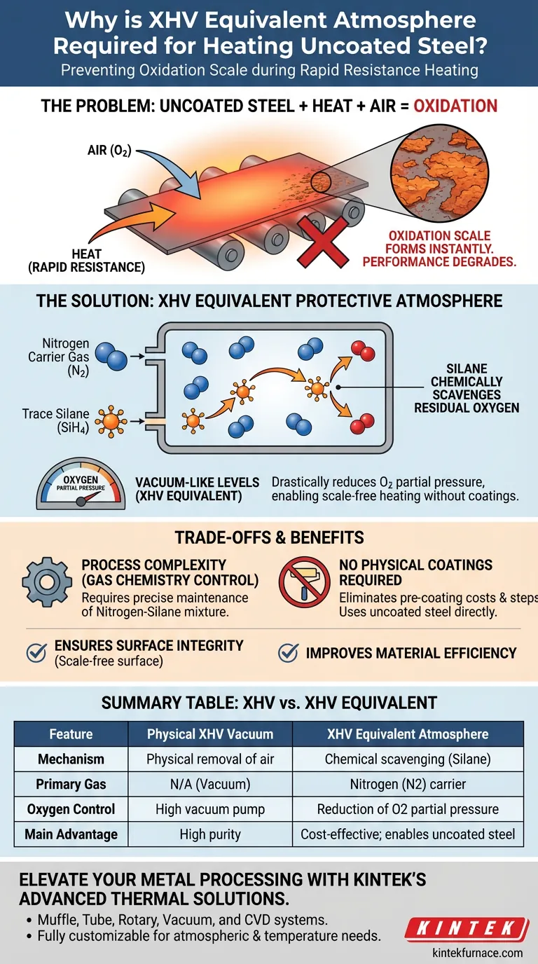 コーティングされていない鋼の加熱にXHV相当の保護雰囲気が必要なのはなぜですか？スケールフリーの表面純度を実現 ビジュアルガイド