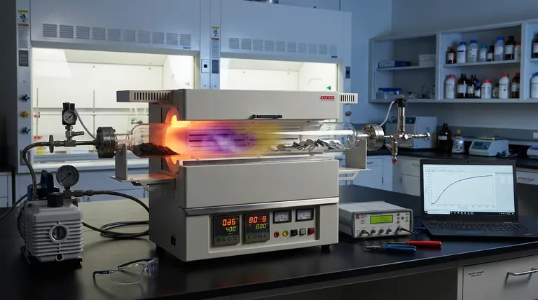 Qual é a função do tubo de quartzo selado a vácuo em CVT? Papel Essencial no Crescimento de Cristais de 1T-TaS2