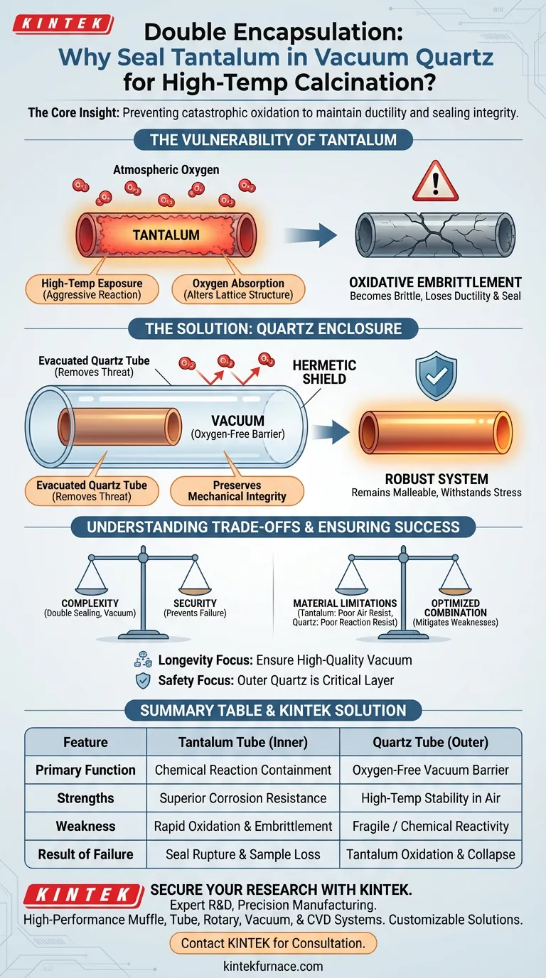 为什么钽管要封装在真空石英管中？防止高温煅烧过程中的氧化和脆化 图解指南