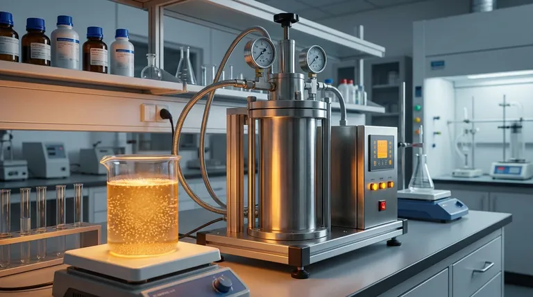 Qual é o papel de um autoclave de alta pressão na síntese de HE-MARIMO? Engenharia de Precursores de Precisão