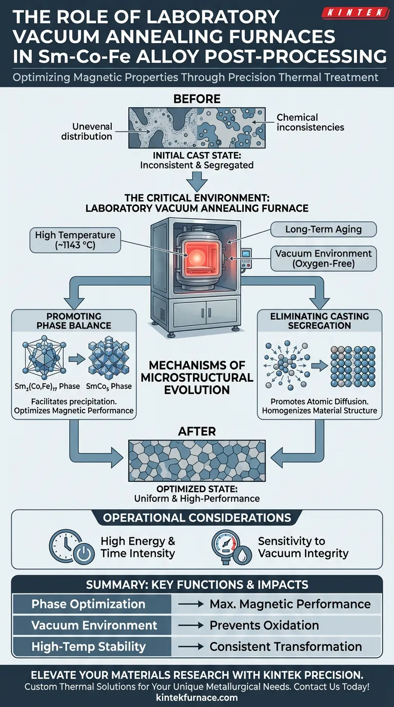 Sm-Co-Fe合金における実験室用真空焼鈍炉の役割とは？高性能磁石のエンジニアリング ビジュアルガイド