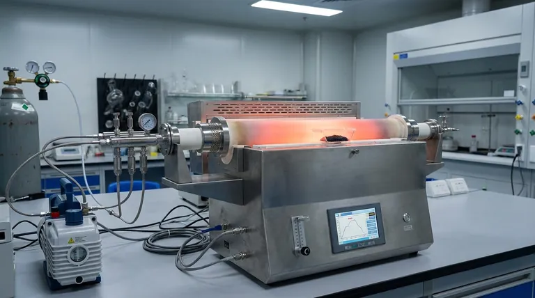 ¿Qué controles ambientales críticos proporciona un horno tubular para las membranas de tamiz molecular de carbono (CMS)? Optimizar la ingeniería de poros