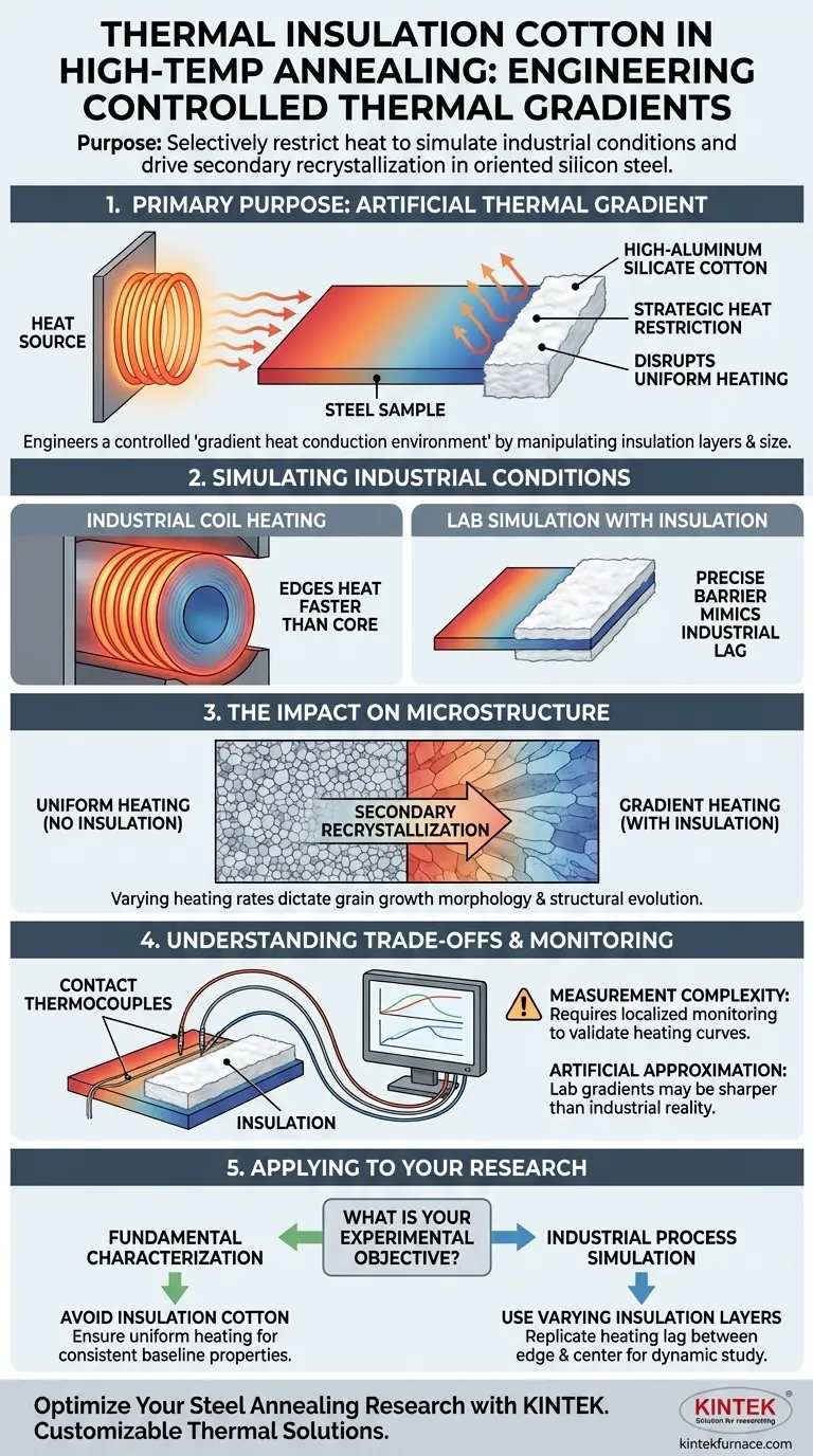 退火过程中隔热棉的主要目的是什么？掌握硅钢的梯度热控制 图解指南