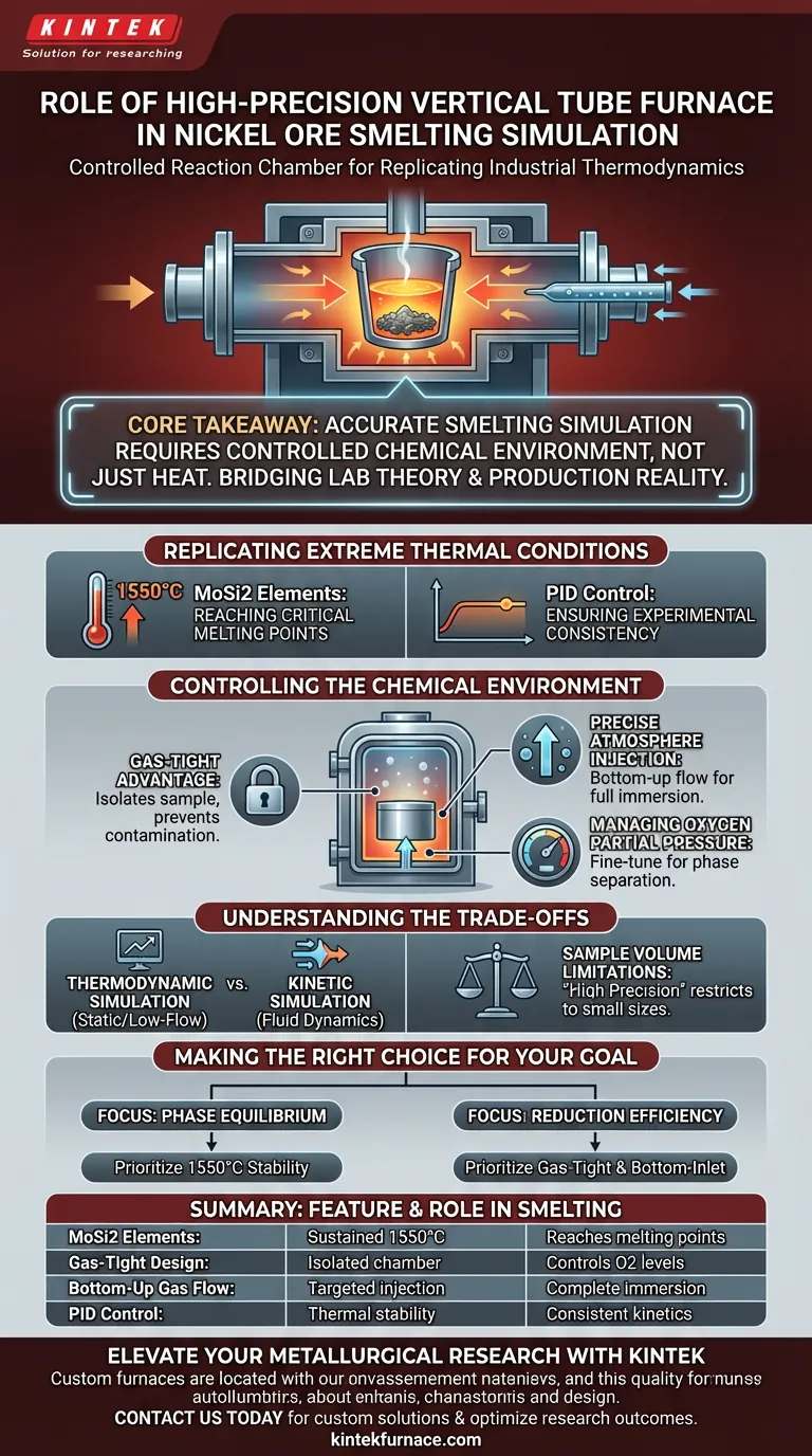 高精度立式管式炉在镍矿冶炼中扮演什么角色？掌握工业冶炼模拟 图解指南