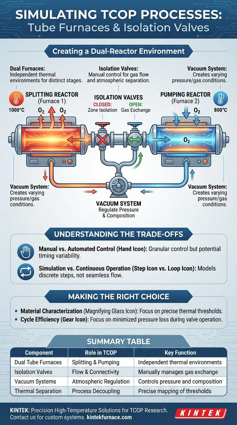 管式炉和隔离阀如何模拟TCOP实验？热化学氧泵的专家设置 图解指南