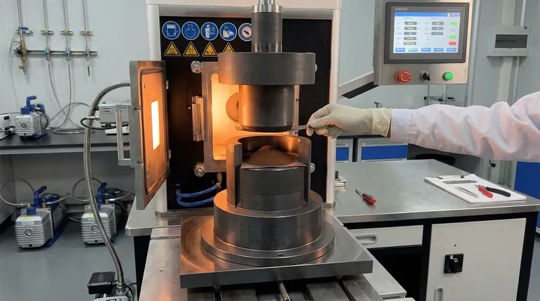 高纯石墨模具在硫化铜的SPS中扮演什么角色?提升您的热电材料质量