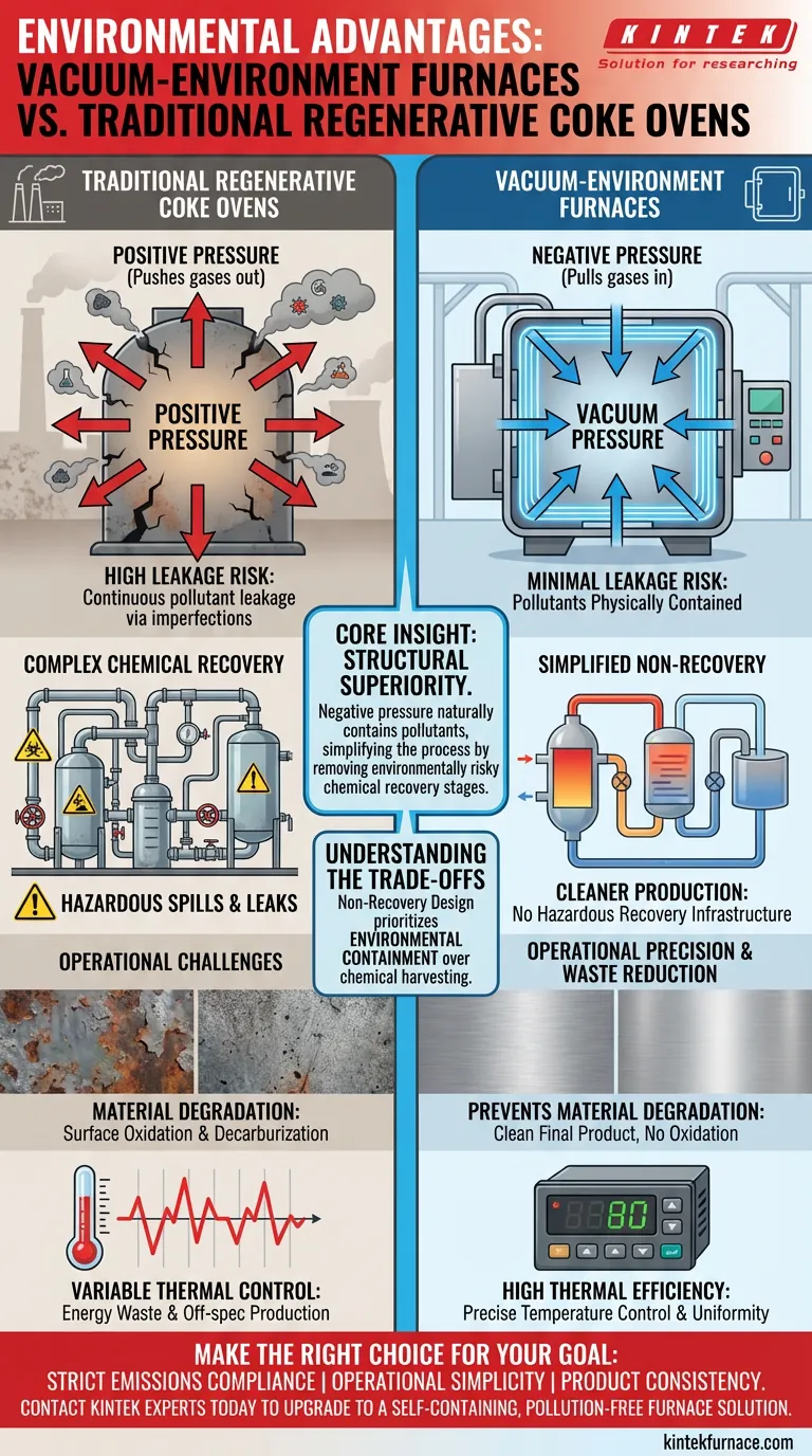 Quali sono i vantaggi ambientali dei forni a vuoto per la cokefazione? Scopri come eliminare le perdite. Guida Visiva