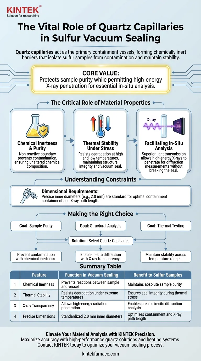 石英毛细管在硫的真空密封过程中起什么作用？提高纯度和原位分析 图解指南