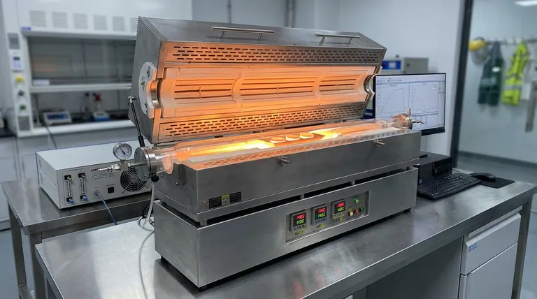 高温管式炉在质子陶瓷最终烧结中的专门功能是什么?