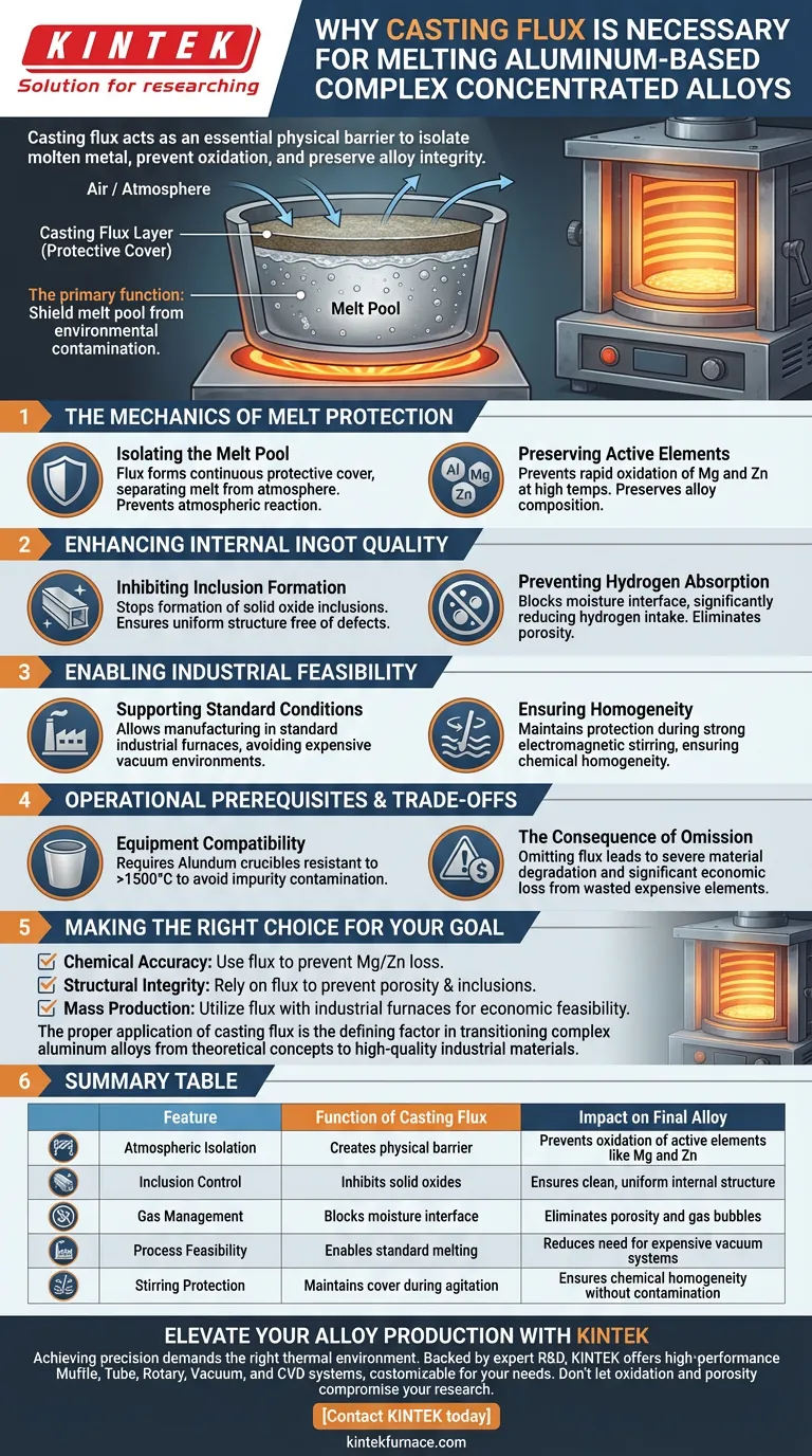 在熔炼铝基合金时，为什么必须使用铸造助剂？保护您的化学完整性 图解指南