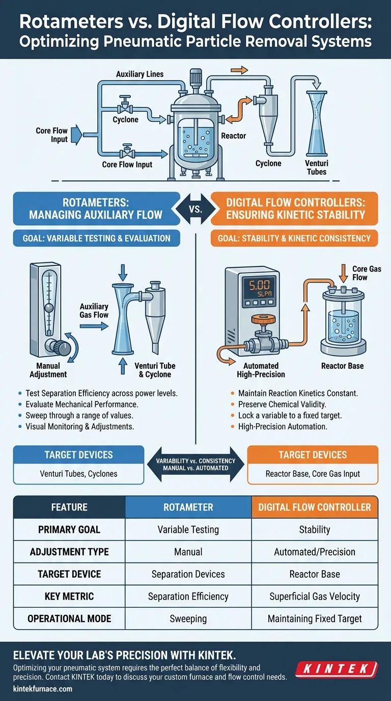 ¿Cuáles son las funciones de los rotámetros y los controladores de flujo digitales en los sistemas neumáticos? Mejora de la precisión y las pruebas Guía Visual