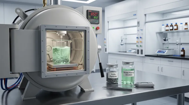In che modo il controllo preciso della temperatura influisce sulla placcatura di nichel chimico su Si3N4? Padroneggia la stabilità termica per la placcatura