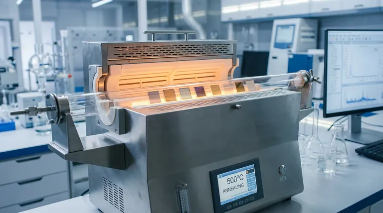 كيف يؤثر التلدين عند 500 درجة مئوية على أغشية Ga2O3 الرقيقة المدعمة بأكسيد النيكل؟ قم بتحسين معالجتك الحرارية عالية الدقة