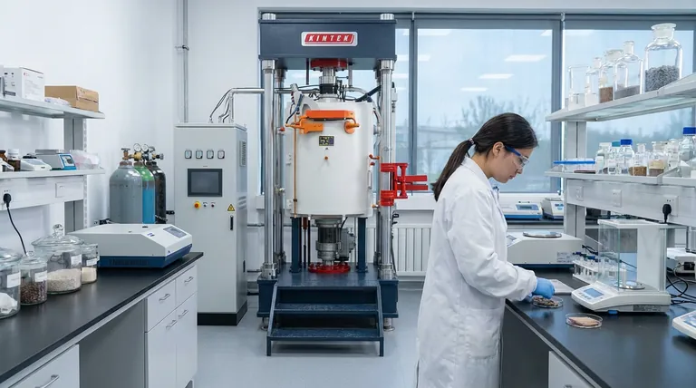 Why is a vacuum drying oven necessary for MPCF@VG@SiNDs/C granulation? Ensure Framework Stability and Prevent Oxidation