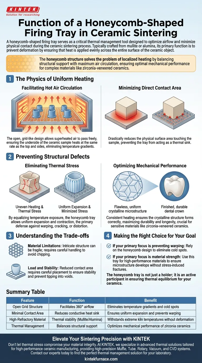 蜂窝状烧结托盘的作用是什么？掌握陶瓷烧结中的热平衡 图解指南