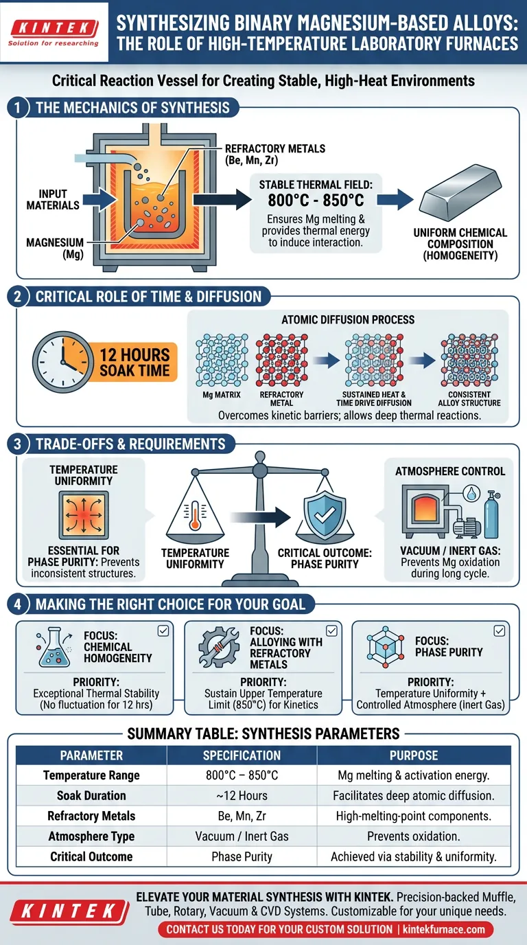 高温实验室炉如何促进二元镁基合金的合成？ 图解指南