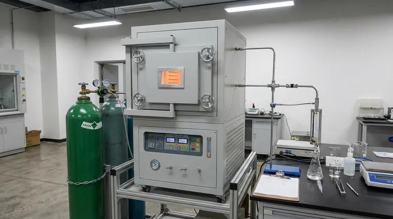 为什么在SPS烧结Ti-6Al-4Zr-4Nb合金时需要氩气气氛?保护您的高性能钛合金