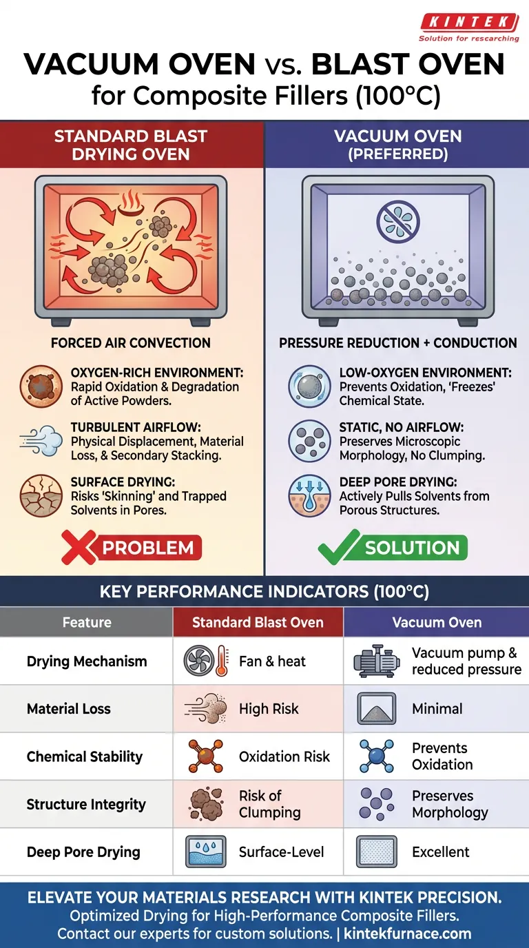 为什么使用真空烘箱处理复合填料？保护材料完整性并防止氧化 图解指南