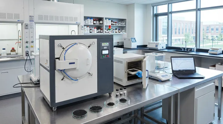 使用真空烘箱干燥多孔碳的优点是什么?保护微观结构并防止氧化