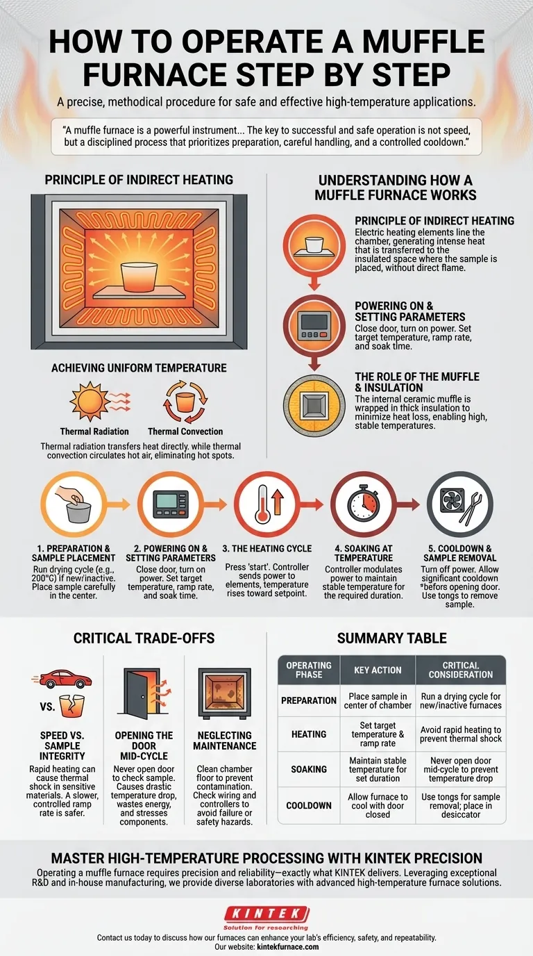How to operate a muffle furnace step by step? A Guide to Safe and Effective High-Temperature Processing Visual Guide