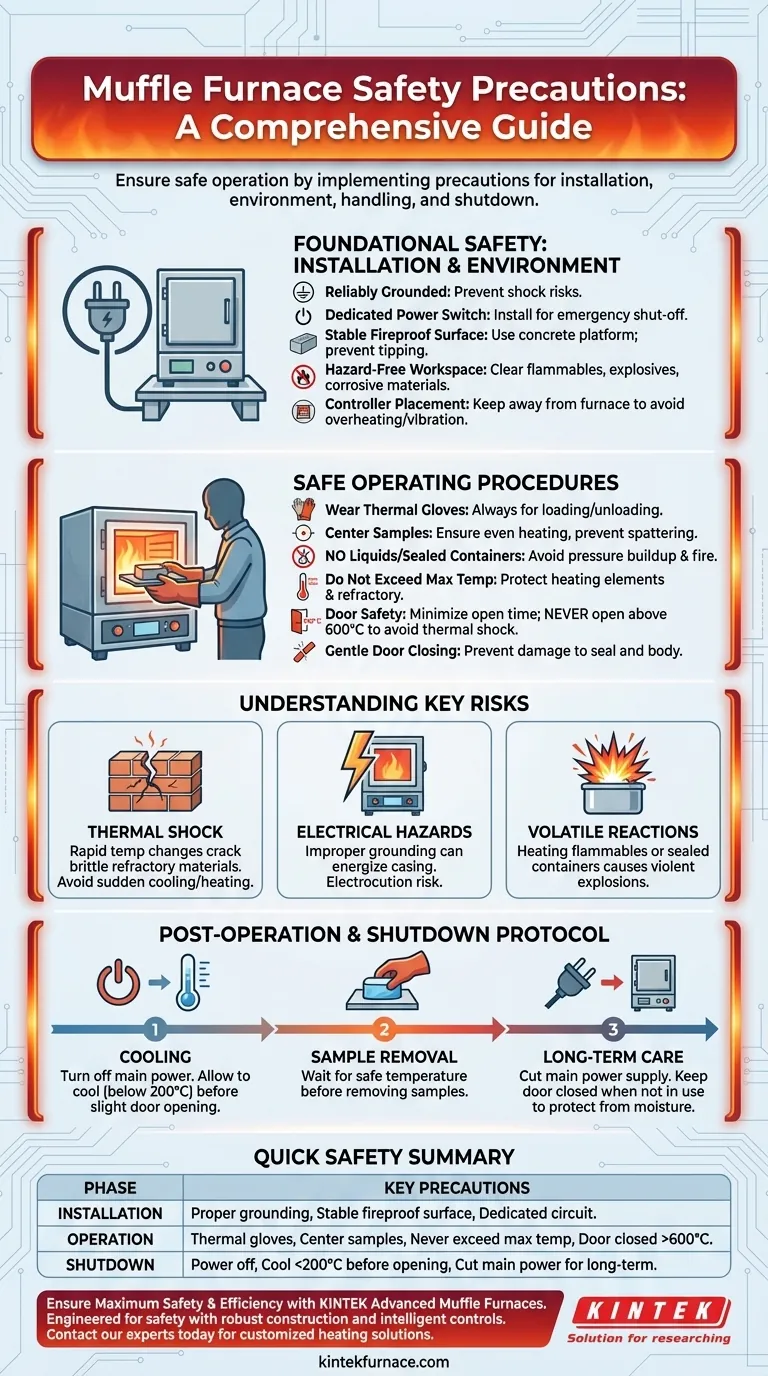 What precautions should be taken while using muffle furnace? Ensure Complete Safety and Longevity Visual Guide