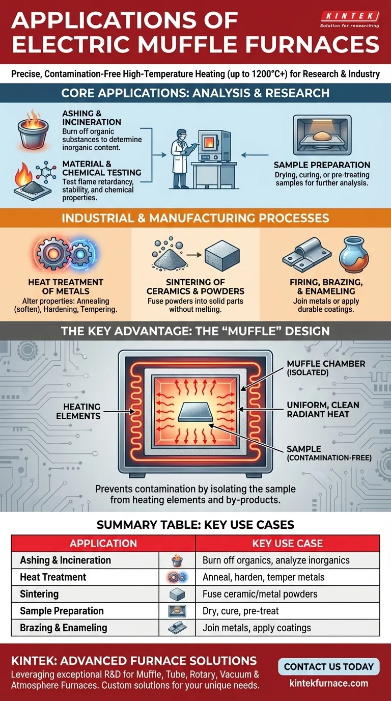 ¿Cuál es la aplicación del horno mufla eléctrico? Logre un tratamiento térmico preciso para su laboratorio Guía Visual