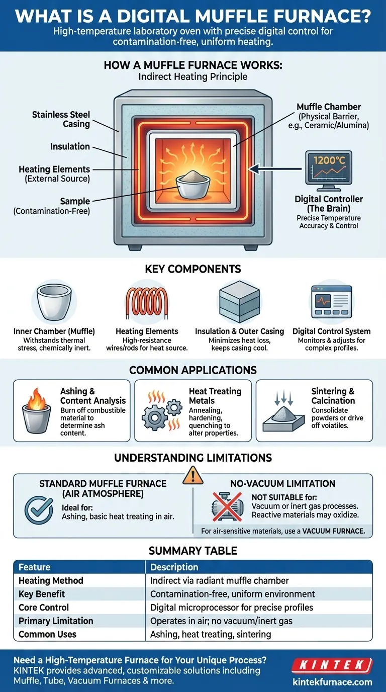 What is a digital muffle furnace? A Guide to Contamination-Free, Precise Heating Visual Guide