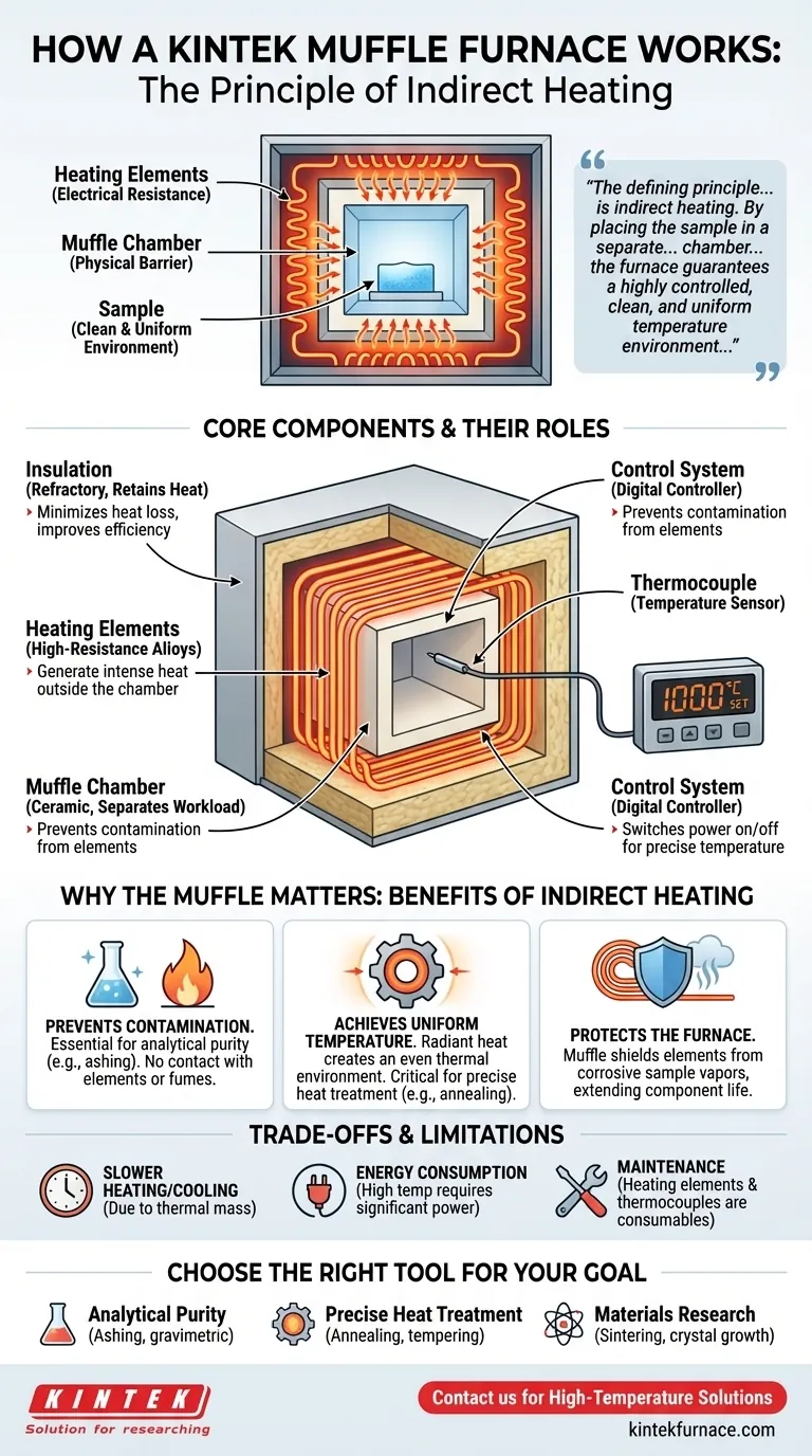 Comment fonctionne un four à moufle ? Un guide pour un traitement thermique propre et uniforme Guide Visuel