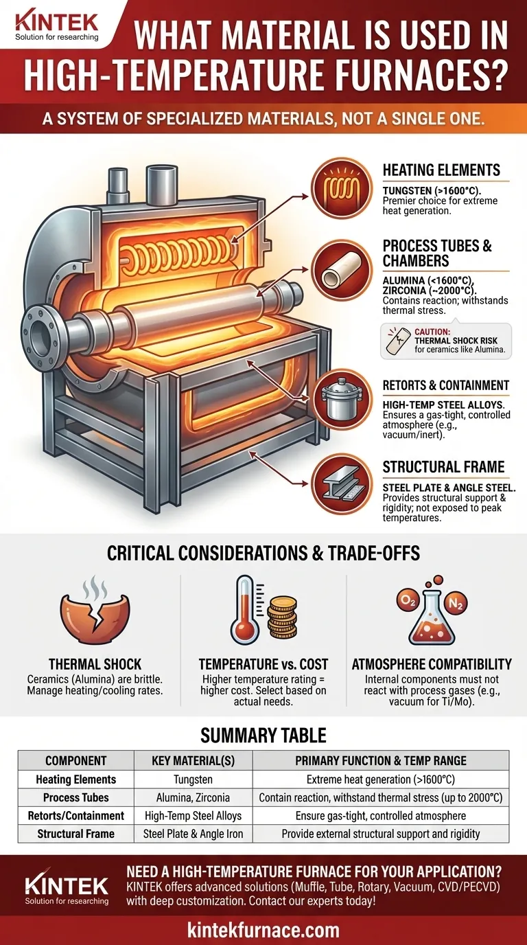 What material is used in a high temperature furnace? Selecting the Right Materials for Extreme Heat Visual Guide