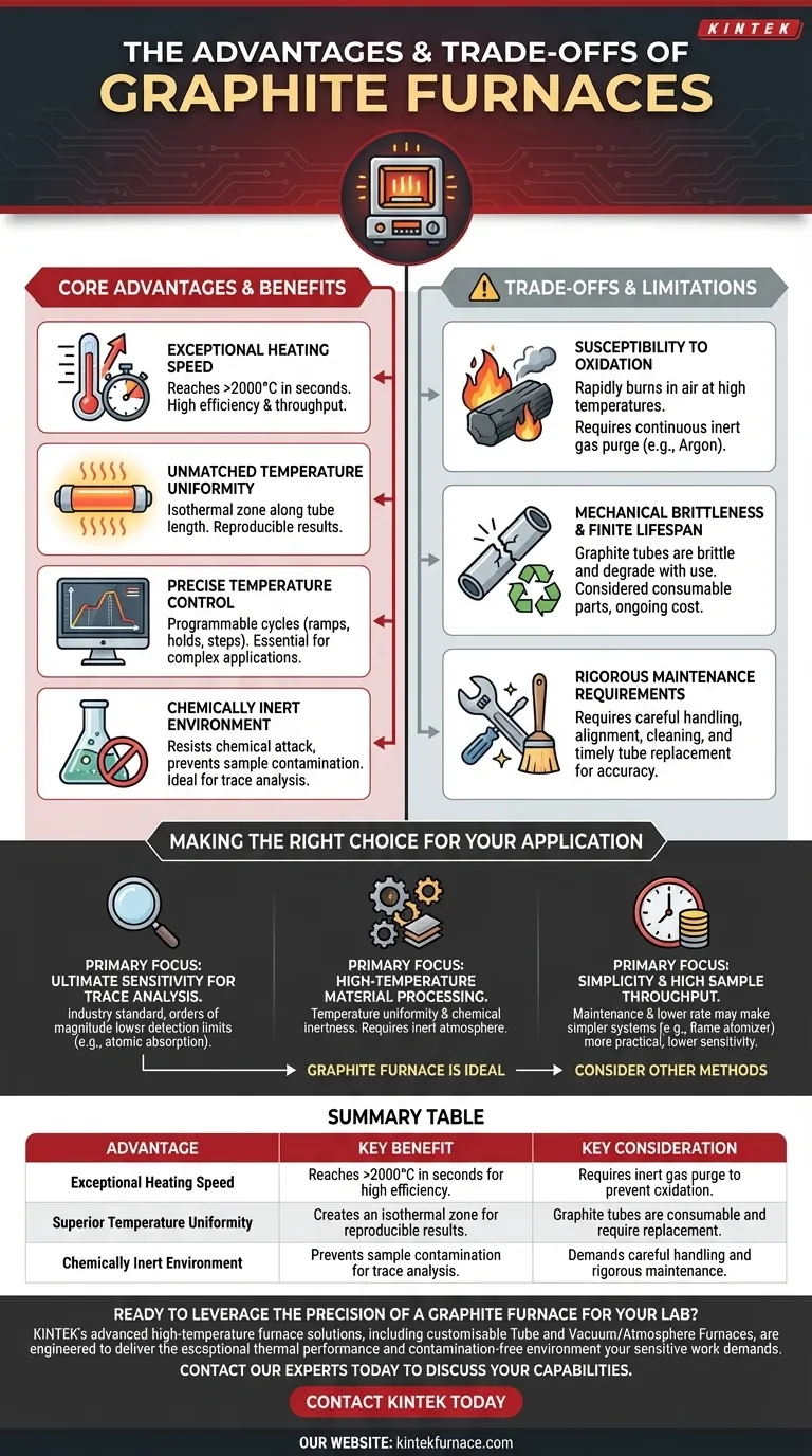 Quais são as vantagens do forno de grafite? Alcance um desempenho inigualável em altas temperaturas Guia Visual