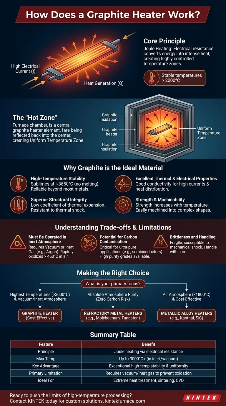 Wie funktioniert eine Graphitheizung? Erreichen extremer Temperaturen jenseits von 2000°C Visuelle Anleitung