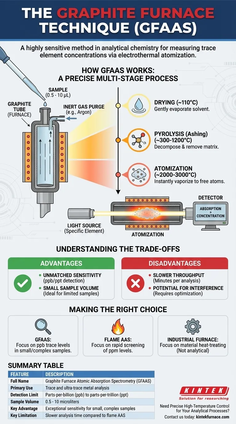 What is the graphite furnace technique? A Guide to Ultra-Trace Metal Analysis Visual Guide