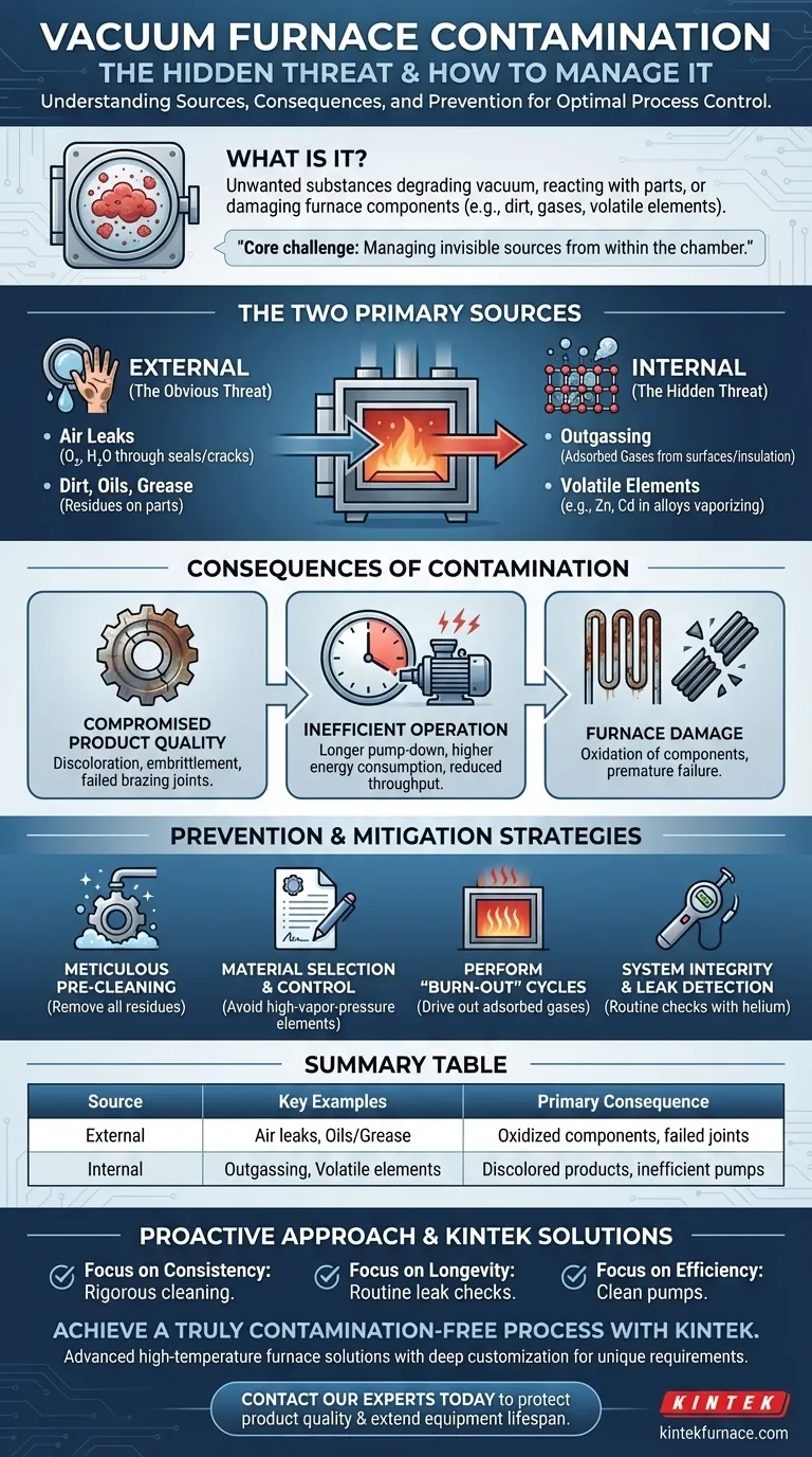 What is the contamination of the vacuum furnace? Master Prevention for Flawless Results Visual Guide