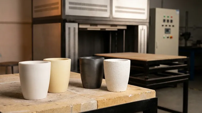 感应炉中的坩埚材料是什么?为您的金属选择合适的坩埚
