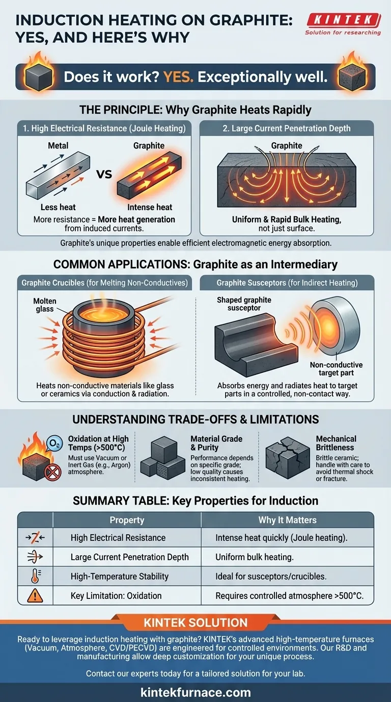 Does induction heating work on graphite? Unlock Rapid, High-Temperature Processing Visual Guide