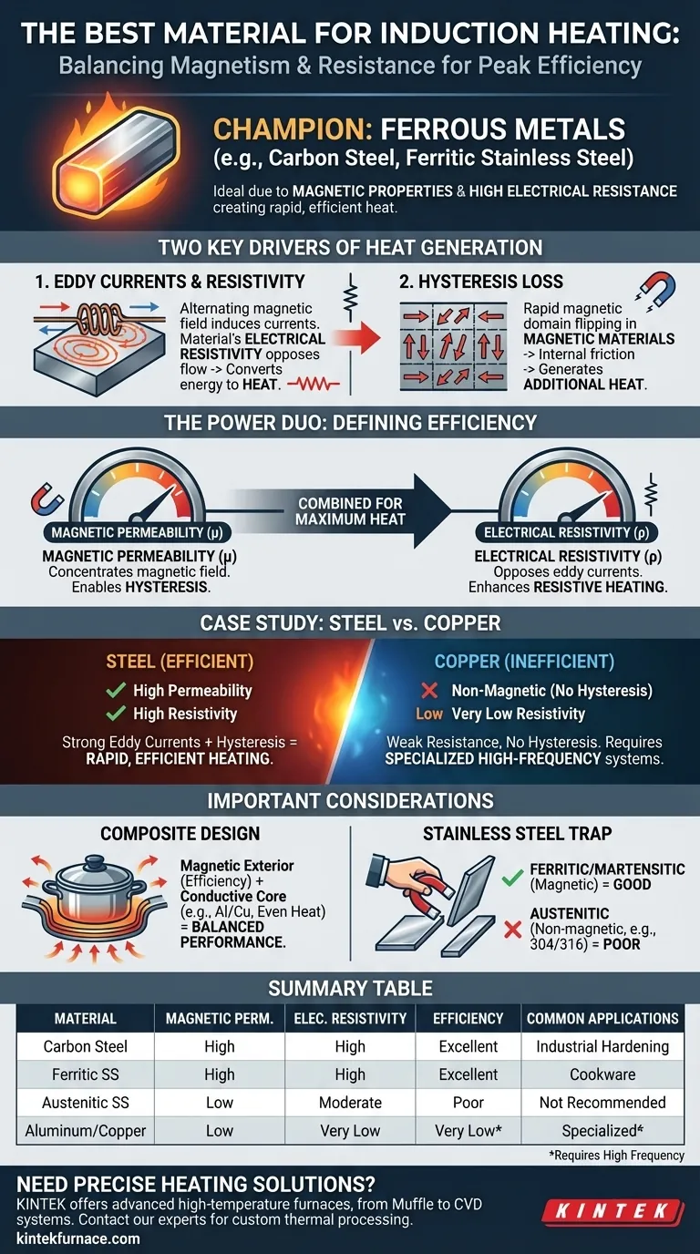 What is the best material for induction heating? Choose the Right Metal for Maximum Efficiency Visual Guide