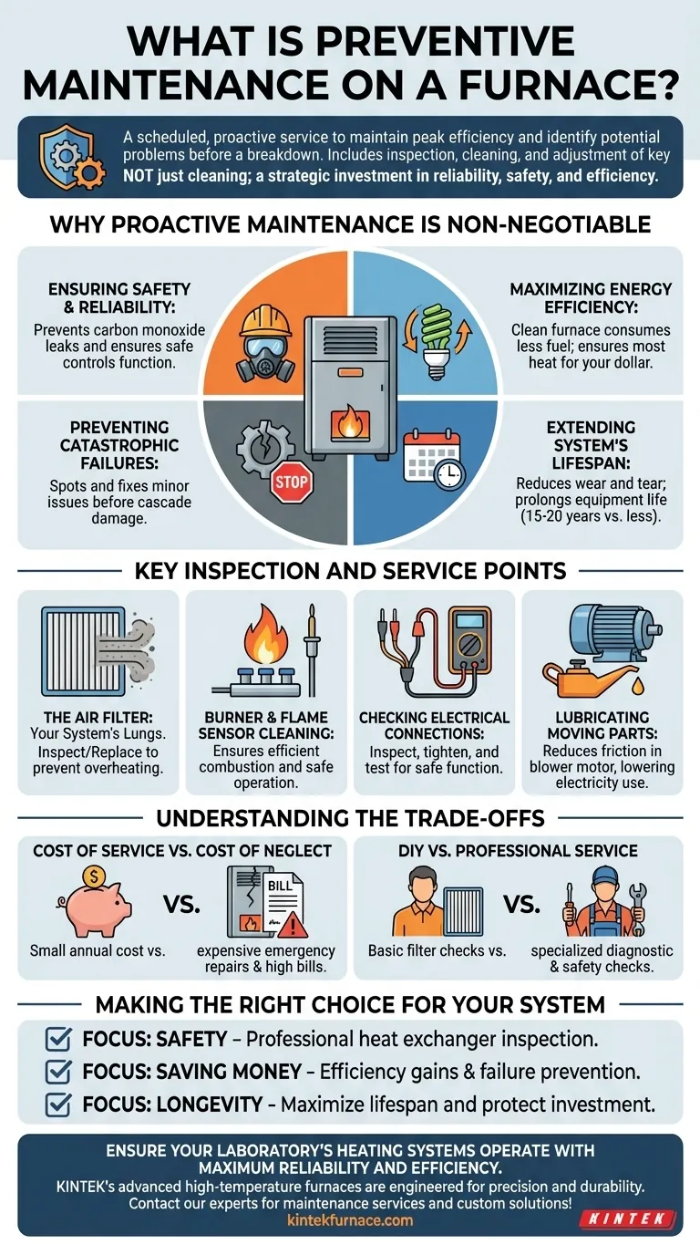 Cos'è la manutenzione preventiva di una fornace? Una strategia proattiva per le massime prestazioni Guida Visiva