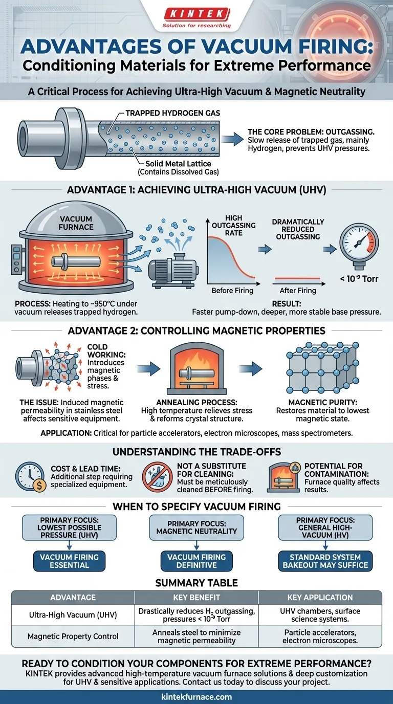 Quali sono i vantaggi della ricottura sotto vuoto? Ottenere Ultra-Alto Vuoto e Purezza Magnetica per Esperimenti Sensibili Guida Visiva