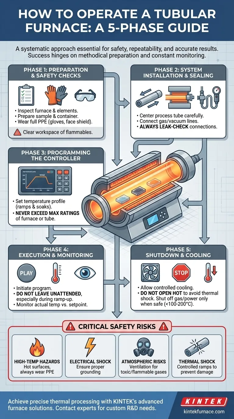 How to operate a tubular furnace? A 5-Phase Guide for Safe and Repeatable Results Visual Guide