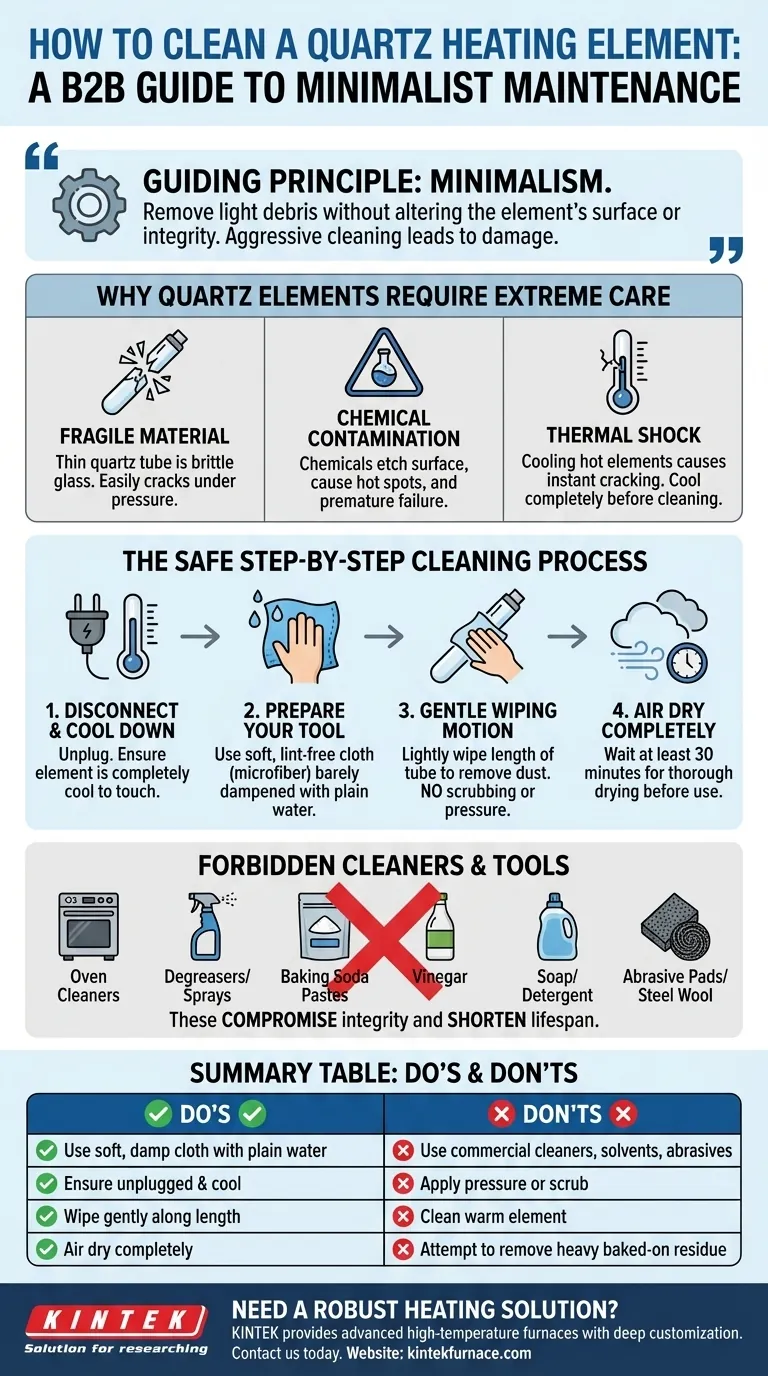How do you clean a quartz heating element? A Safe Guide to Avoid Damage Visual Guide
