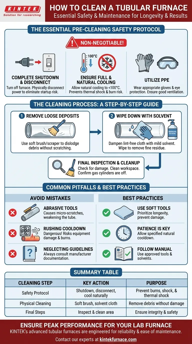如何清洁管式炉？安全有效维护的分步指南 图解指南