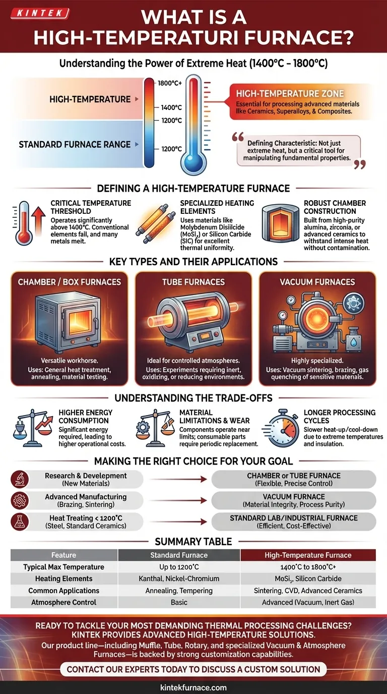 What is a high temperature furnace? Unlock the Power of Extreme Heat for Advanced Materials Visual Guide